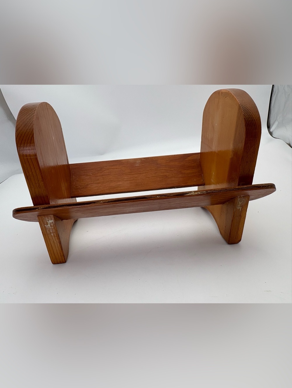 Vintage Wood Cookbook Counter Rack - Picture 6 of 16